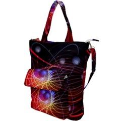 Physics Quantum Physics Particles Shoulder Tote Bag by Sarkoni