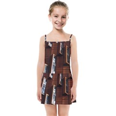 Abstract Architecture Building Business Kids  Summer Sun Dress by Amaryn4rt