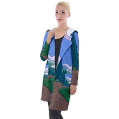 Adventure Time Cartoon Pathway Hooded Pocket Cardigan by Sarkoni