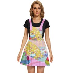 Pillows And Vegetable Field Illustration Adventure Time Cartoon Apron Dress by Sarkoni