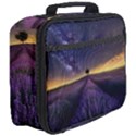 Bed Of Purple Petaled Flowers Photography Landscape Nature Full Print Lunch Bag View3