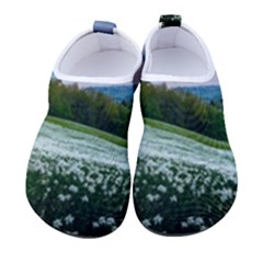 Field Of White Petaled Flowers Nature Landscape Women s Sock-style Water Shoes by Sarkoni