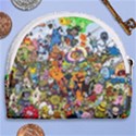 Cartoon Characters Tv Show  Adventure Time Multi Colored Horseshoe Style Canvas Pouch View2