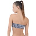 Ellipse Pattern Ellipse Dot Pattern Classic Bandeau Bikini Top  View2