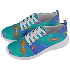 Non Seamless Pattern Blues Bright Men s Lightweight Sports Shoes by Dutashop