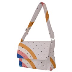 Retro Abstract Geometric Full Print Messenger Bag (m) by Modalart