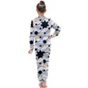 Flower Shape Abstract Pattern Kids  Long Sleeve Set  View2