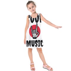 Cool Music Kids  Sleeveless Dress by Modalart