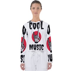 Cool Music Women s Slouchy Sweat by Modalart