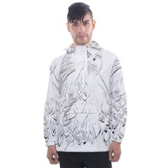 Eagle Birds Of Prey Raptor Men s Front Pocket Pullover Windbreaker by Modalart