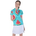 Watermelon Fruit Slice Women s Polo T-Shirt View1