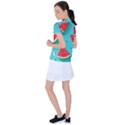 Watermelon Fruit Slice Women s Polo T-Shirt View2