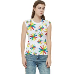 Celebrate Pattern Colorful Design Women s Raglan Cap Sleeve T-shirt by Ravend