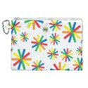 Celebrate Pattern Colorful Design Canvas Cosmetic Bag (XL) View1