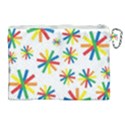 Celebrate Pattern Colorful Design Canvas Cosmetic Bag (XL) View2