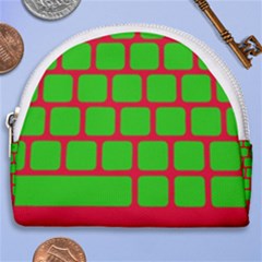 Keyboard Keys Computer Input Pc Horseshoe Style Canvas Pouch by Ravend