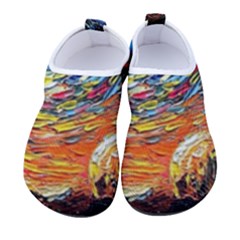 Tardis Starry Night Doctor Who Van Gogh Parody Kids  Sock-style Water Shoes by Modalart