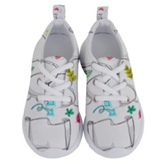 Set Chalk Out Chitchat Scribble Running Shoes by Pakjumat