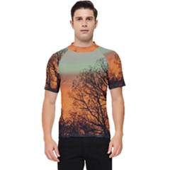 Twilight Sunset Sky Evening Clouds Men s Short Sleeve Rash Guard by Amaryn4rt