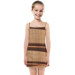 Architecture Art Boxes Brown Kids  Summer Sun Dress by Amaryn4rt