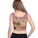 Pusheen Cute Fall The Cat Crop Top View3