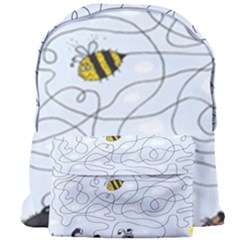 Dog Puzzle Maze Bee Butterfly Giant Full Print Backpack by Modalart