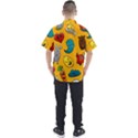 Graffiti Characters Seamless Ornament Men s Short Sleeve Shirt View2