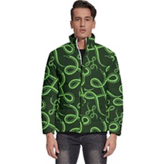 Snakes Seamless Pattern Men s Puffer Bubble Jacket Coat by Bedest