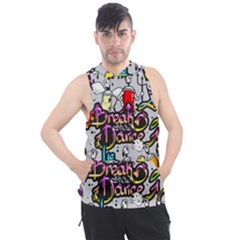 Hip Hop Background Men s Sleeveless Hoodie by Bedest