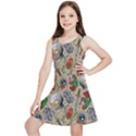 Tattoo Pattern Kids  Lightweight Sleeveless Dress View1