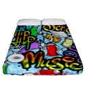 Graffiti Characters Seamless Patterns Fitted Sheet (Queen Size) View1