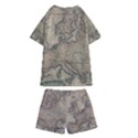 Old Vintage Classic Map Of Europe Kids  Swim T-Shirt and Shorts Set View2