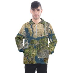 Map Illustration Gta Men s Half Zip Pullover by Pakjumat