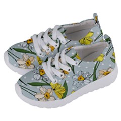 Narcissus Floral Botanical Flowers Kids  Lightweight Sports Shoes by Pakjumat