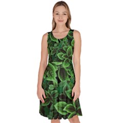 Shanghai Botanical Garden Knee Length Skater Dress With Pockets by Pakjumat