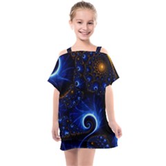 Abstract Design Art Pattern Wallpaper Shape Decoration Kids  One Piece Chiffon Dress by Pakjumat