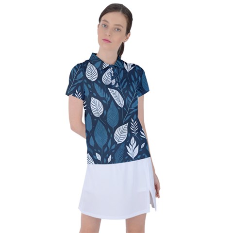 Pattern Flower Texture Women s Polo T-shirt by Pakjumat