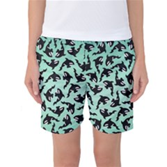 Orca Killer Whale Fish Women s Basketball Shorts by Pakjumat