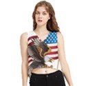 American Eagle Clip Art V-Neck Cropped Tank Top View1