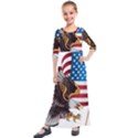 American Eagle Clip Art Kids  Quarter Sleeve Maxi Dress View1