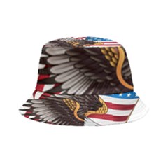 American Eagle Clip Art Inside Out Bucket Hat by Maspions