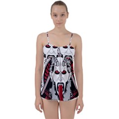 Krampus Babydoll Tankini Top by Maspions