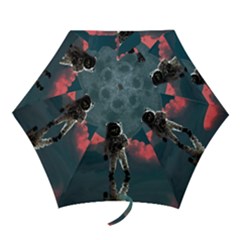 Astronaut Moon Space Nasa Planet Mini Folding Umbrellas by Maspions