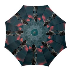 Astronaut Moon Space Nasa Planet Golf Umbrellas by Maspions