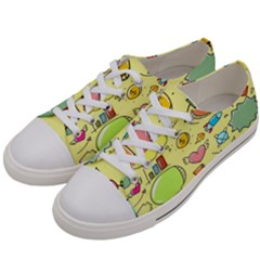 Cute Sketch Child Graphic Funny Women s Low Top Canvas Sneakers by Hannah976