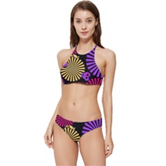 Seamless Halloween Day Of The Dead Banded Triangle Bikini Set by Hannah976