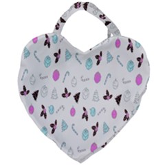 It`s Christmas Outside!   Giant Heart Shaped Tote by ConteMonfrey