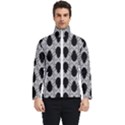 Pattern Beetle Insect Black Grey Men s Bomber Jacket View1