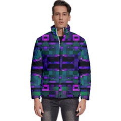 Abstract Pattern Desktop Wallpaper Men s Puffer Bubble Jacket Coat by Hannah976