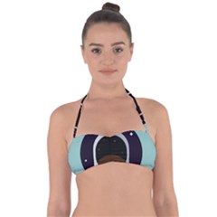 Astronaut Space Astronomy Universe Tie Back Bikini Top by Sarkoni